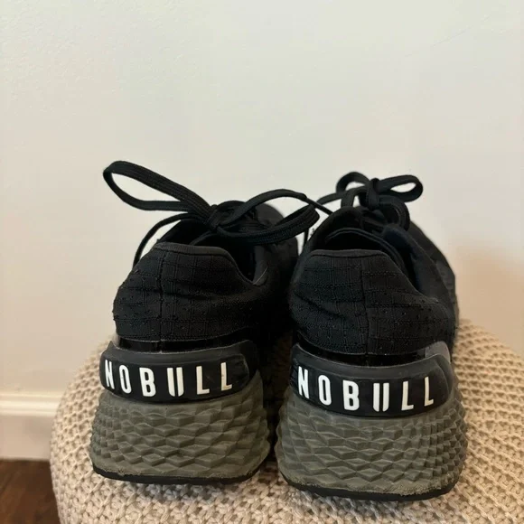 Nobull Ripstop Runner in Black Ivy Men’s 6.5 Women’s 8 - Picture 4 of 7